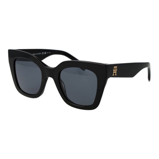 Tommy Hilfiger zwarte dameszonnebril