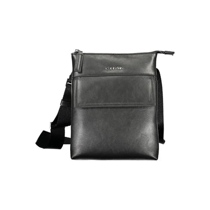 Calvin Klein schoudertas in zwart gerecycled polyester met logo - MARANOS