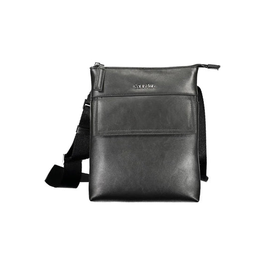 Calvin Klein schoudertas in zwart gerecycled polyester met logo - MARANOS