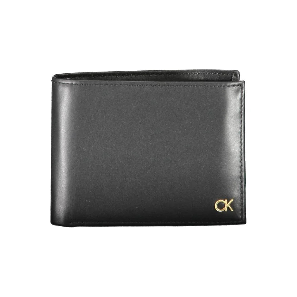 Calvin Klein Leren portemonnee met RFID-block en logo - MARANOS