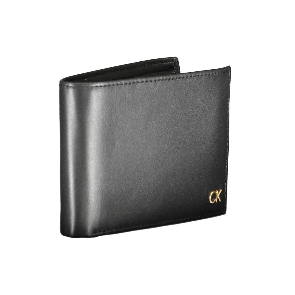Calvin Klein Leren portemonnee met RFID-block en logo - MARANOS