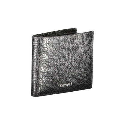 Calvin Klein portemonnee in zwart leer met RFID-block en logo - MARANOS