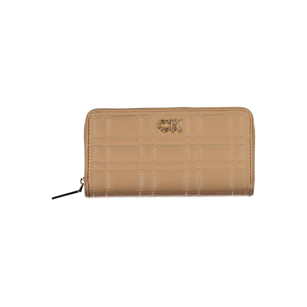 Calvin Klein Beige Polyester Wallet - MARANOS