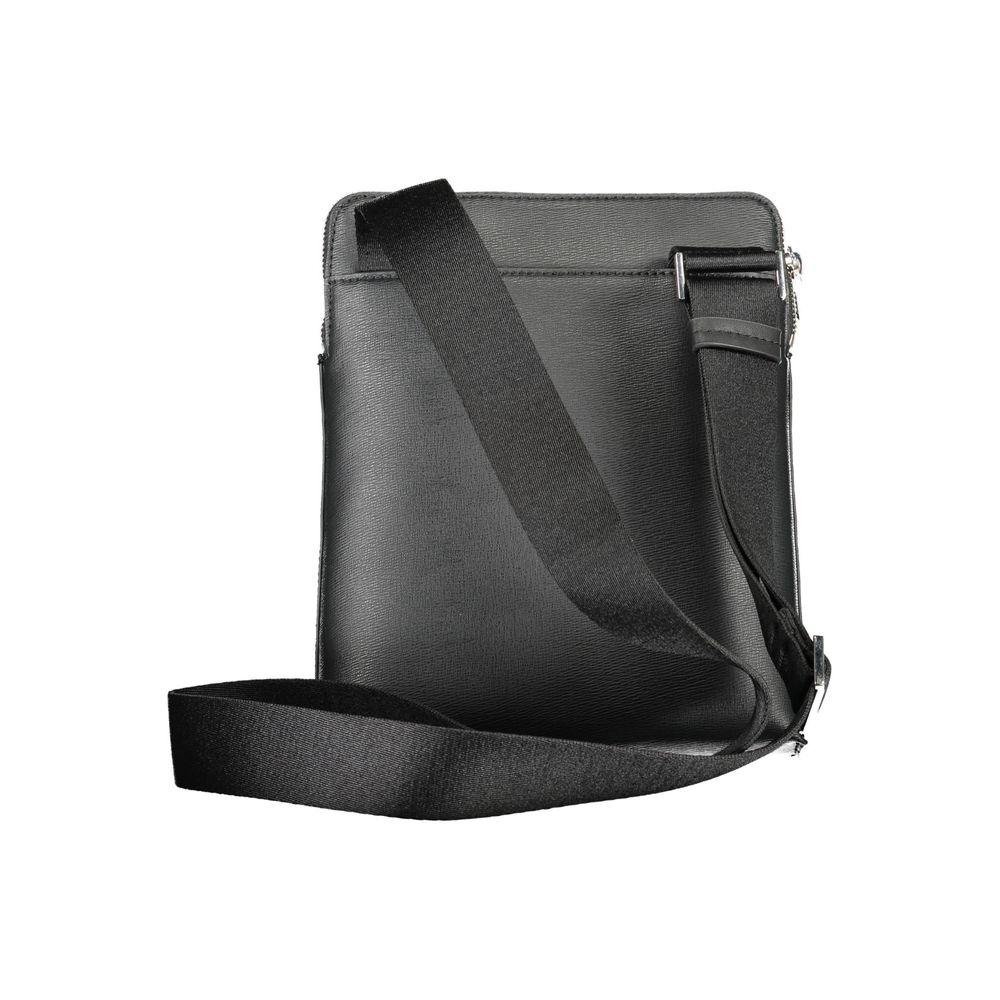 Calvin Klein schoudertas in zwart gerecycled polyester met logo - MARANOS