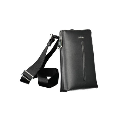 Calvin Klein schoudertas in zwart gerecycled polyester met logo - MARANOS