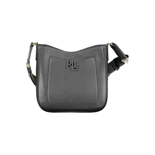 Ralph Lauren zwarte leren handtas - MARANOS
