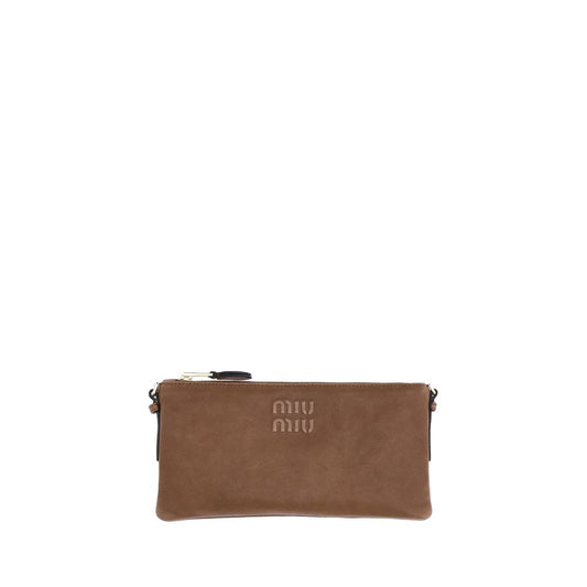 Miu Miu Leather Pouch Miu Miu