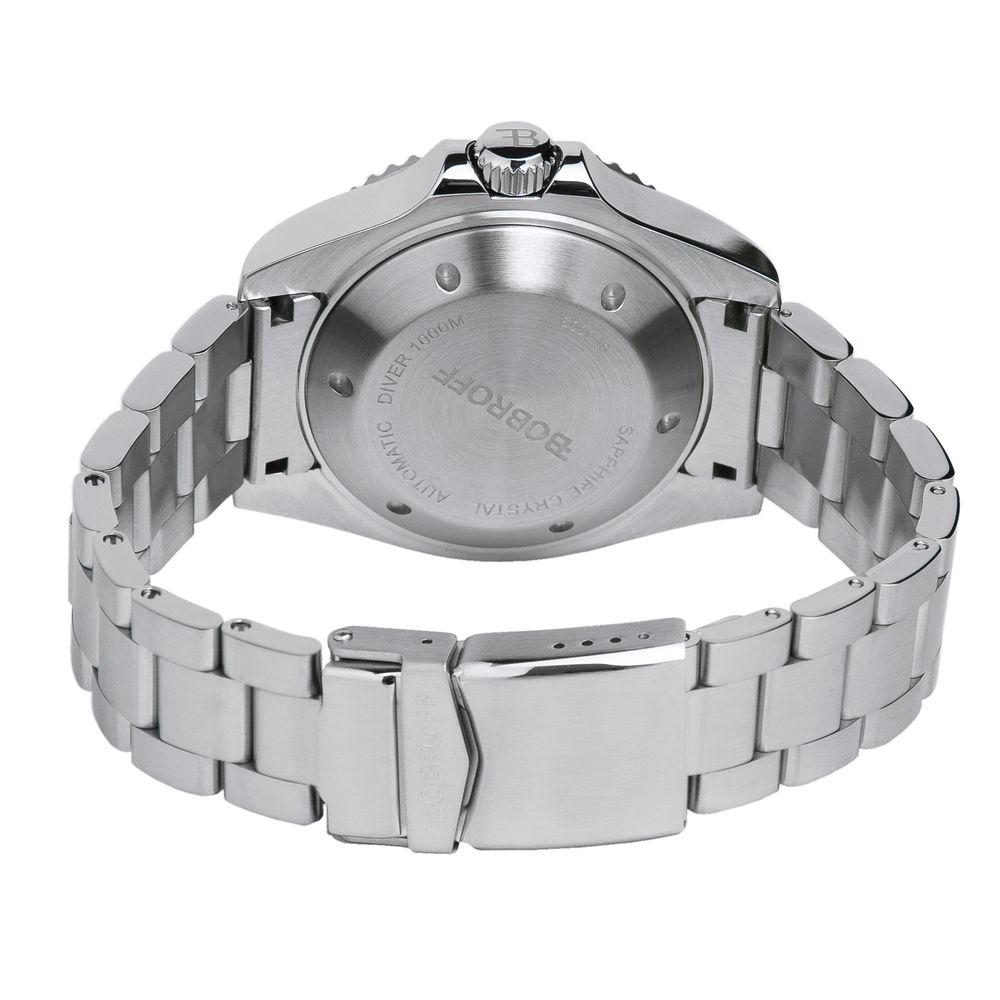 Bobroff Gray Stainless Steel Watch Bobroff
