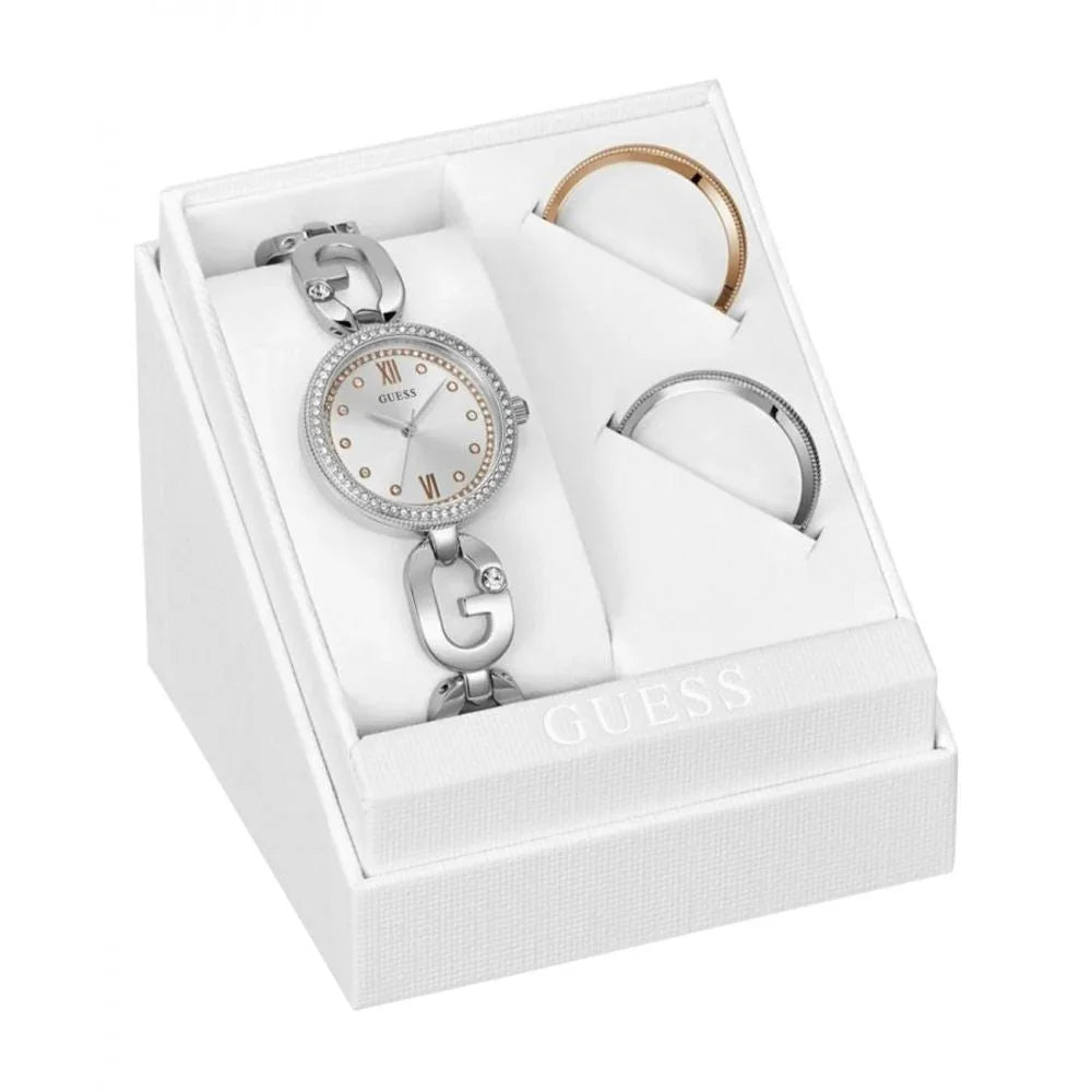 Guess horloge in grijs roestvrij staal - MARANOS
