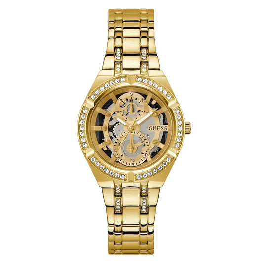 Guess horloge in goud roestvrij staal - MARANOS