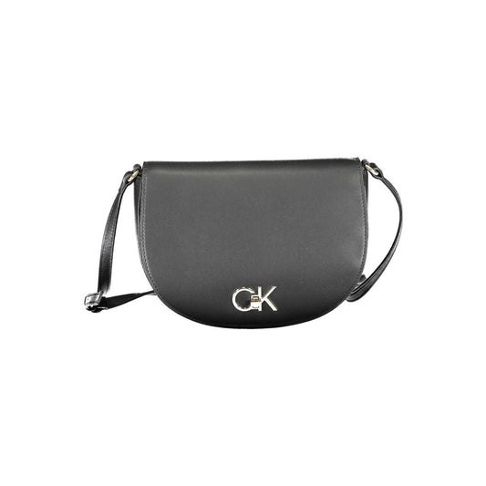 Calvin Klein Black Polyester Handbag - MARANOS