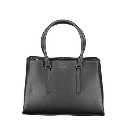 Calvin Klein Black Polyester Handbag - MARANOS
