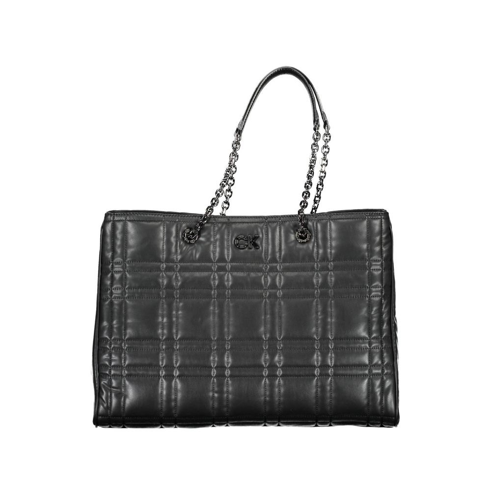 Calvin Klein Black Polyester Handbag - MARANOS