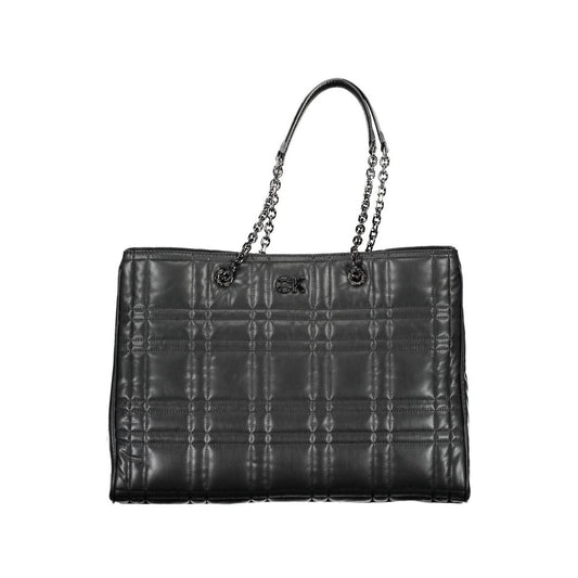 Calvin Klein Black Polyester Handbag - MARANOS