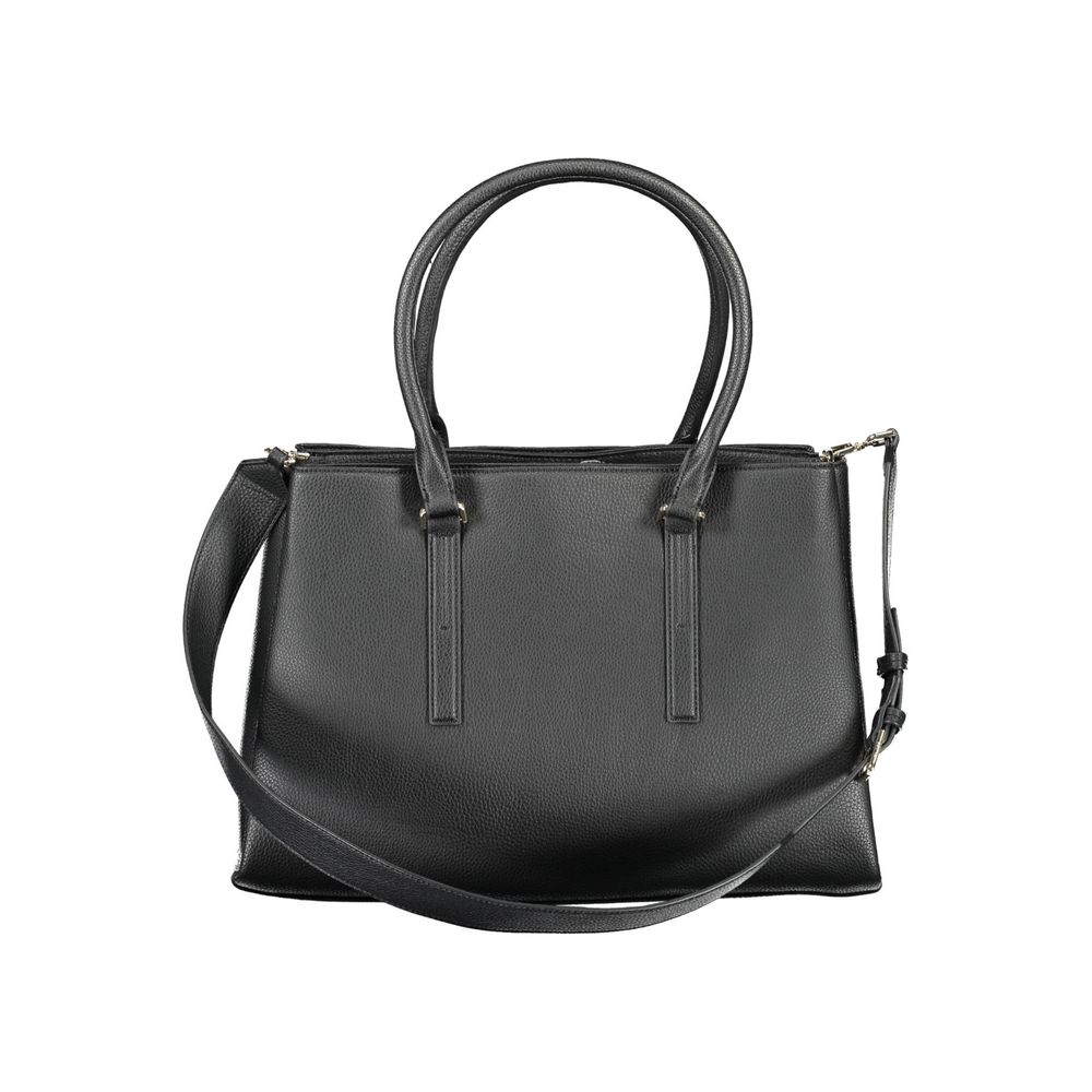 Calvin Klein Black Polyester Handbag - MARANOS