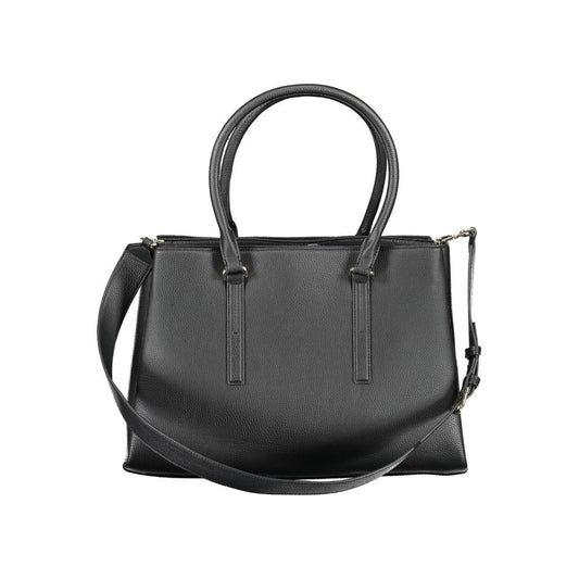 Calvin Klein Black Polyester Handbag - MARANOS