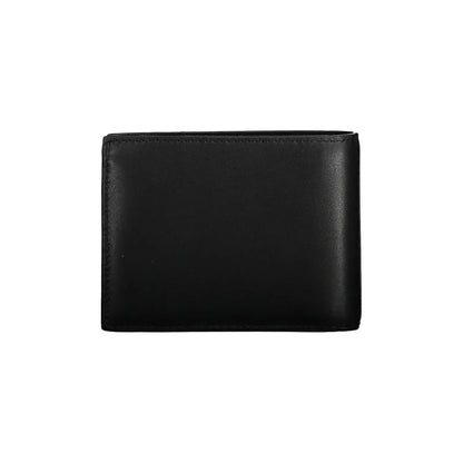 Calvin Klein portemonnee in zwart leer met RFID-block, contrasterende details en logo - MARANOS