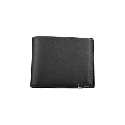 Calvin Klein portemonnee in zwart polyethyleen met RFID-block en logo - MARANOS