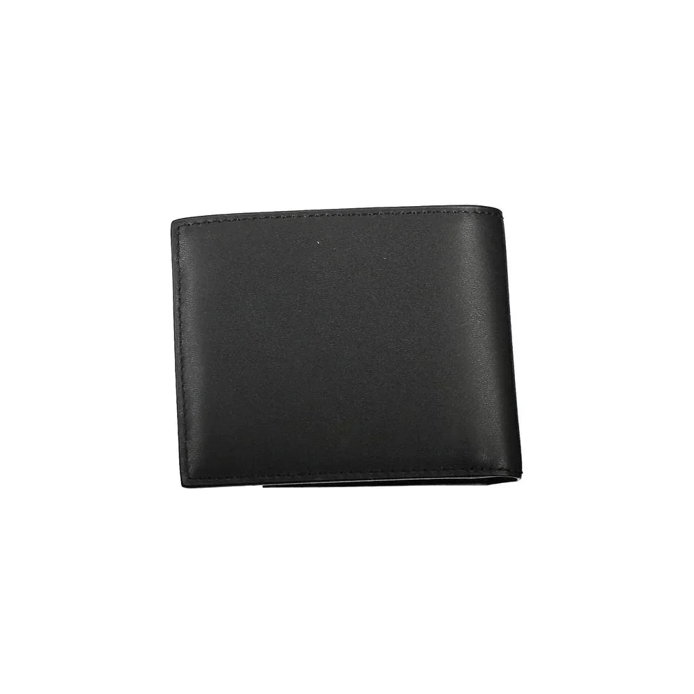 Calvin Klein portemonnee in zwart polyethyleen met RFID-block en logo - MARANOS