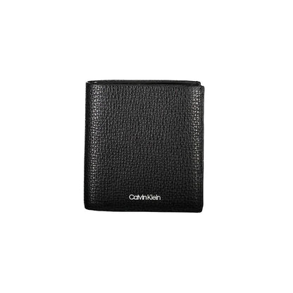 Calvin Klein portemonnee in zwart leer met RFID-block en logo - MARANOS