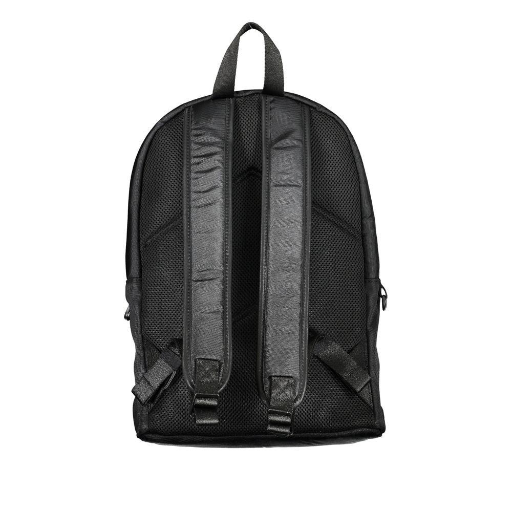 Calvin Klein rugzak in zwart gerecycled polyester met logo en contrasterende details - MARANOS