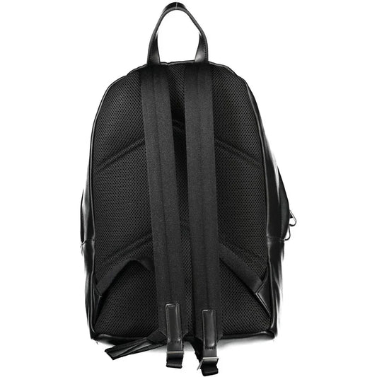Calvin Klein rugzak in zwart gerecycled polyester met logo en contrasterende details - MARANOS