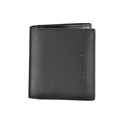 Calvin Klein portemonnee in zwart leer met RFID-block en logo - MARANOS