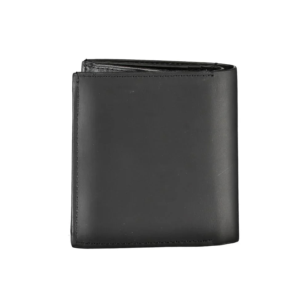 Calvin Klein portemonnee in zwart leer met RFID-block en logo - MARANOS