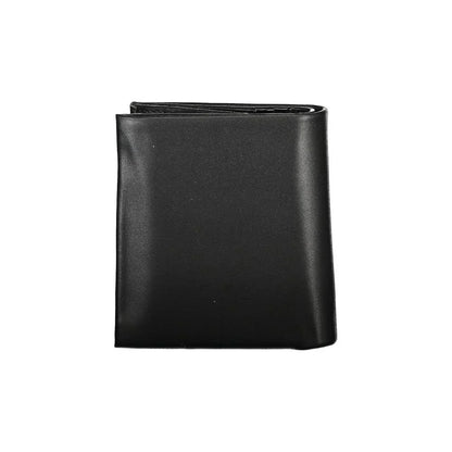 Calvin Klein portemonnee in zwart polyester met print, RFID-block en logo - MARANOS