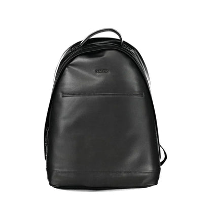 Calvin Klein rugzak in zwart gerecycled polyester met laptopvak en logo - MARANOS
