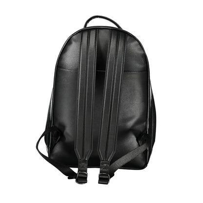 Calvin Klein rugzak in zwart gerecycled polyester met laptopvak en logo - MARANOS