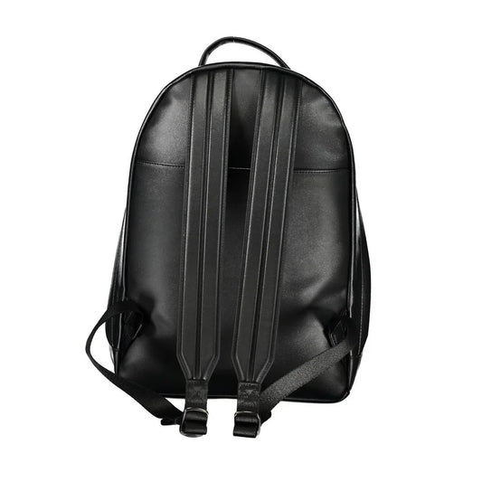 Calvin Klein rugzak in zwart gerecycled polyester met laptopvak en logo - MARANOS