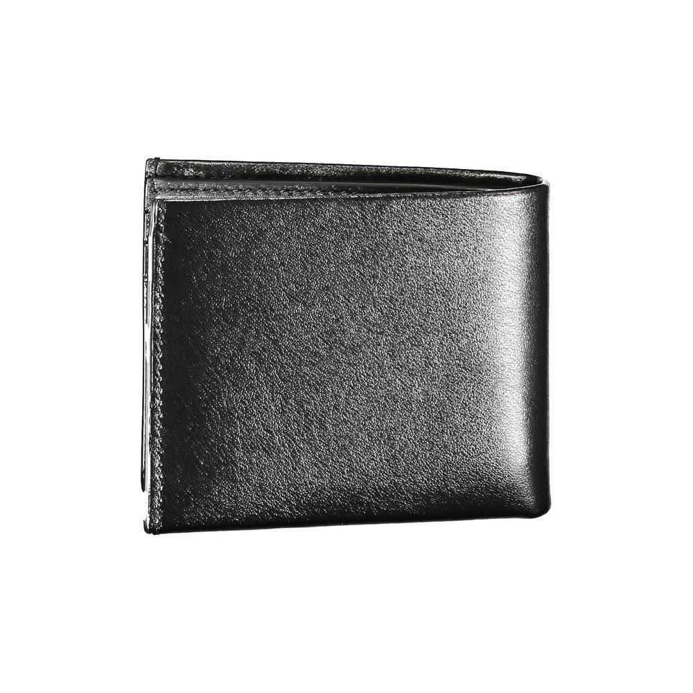 Calvin Klein portemonnee in zwart leer met RFID-block en logo - MARANOS