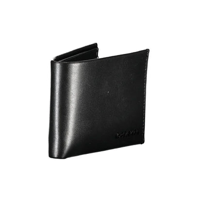 Calvin Klein portemonnee in zwart leer met RFID-block en logo - MARANOS
