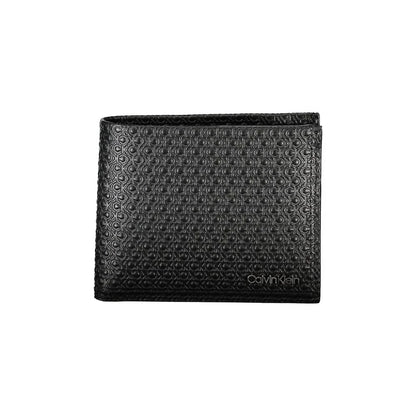 Calvin Klein portemonnee in zwart leer met RFID-block, contrasterende details en logo - MARANOS