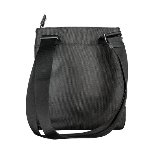 Calvin Klein schoudertas in zwart polyester met logo en afneembaar muntvak - MARANOS