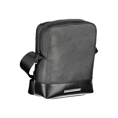 Calvin Klein schoudertas in zwart gerecycled polyester met logo - MARANOS