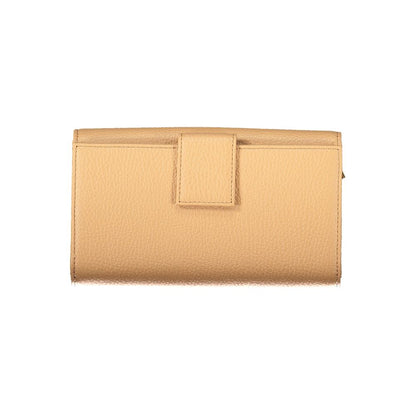 Coccinelle METALLIC SOFT portemonnee in bruin leer Coccinelle