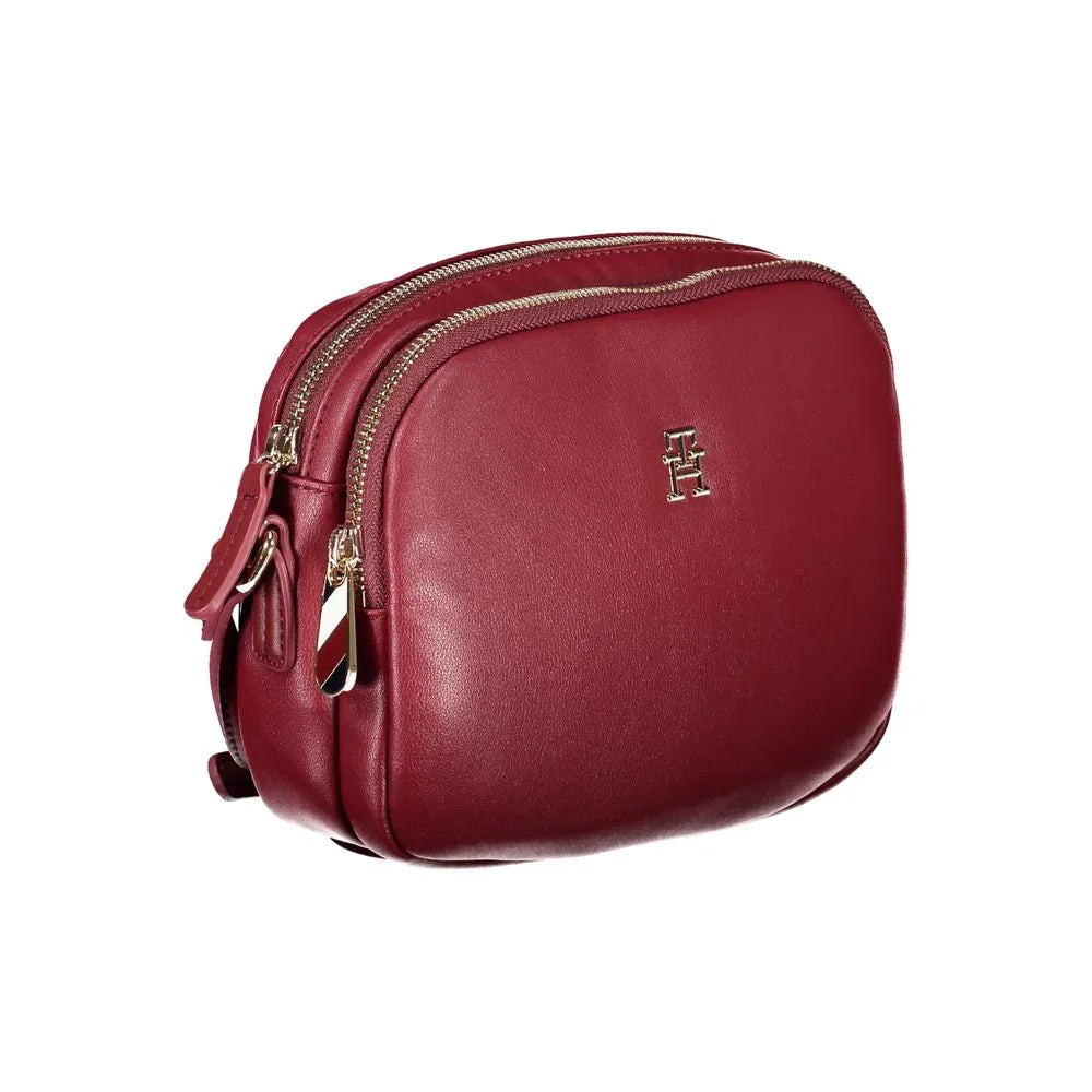 Tommy Hilfiger schoudertas in rood polyester - MARANOS