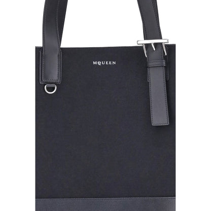 Alexander McQueen canvas shopper