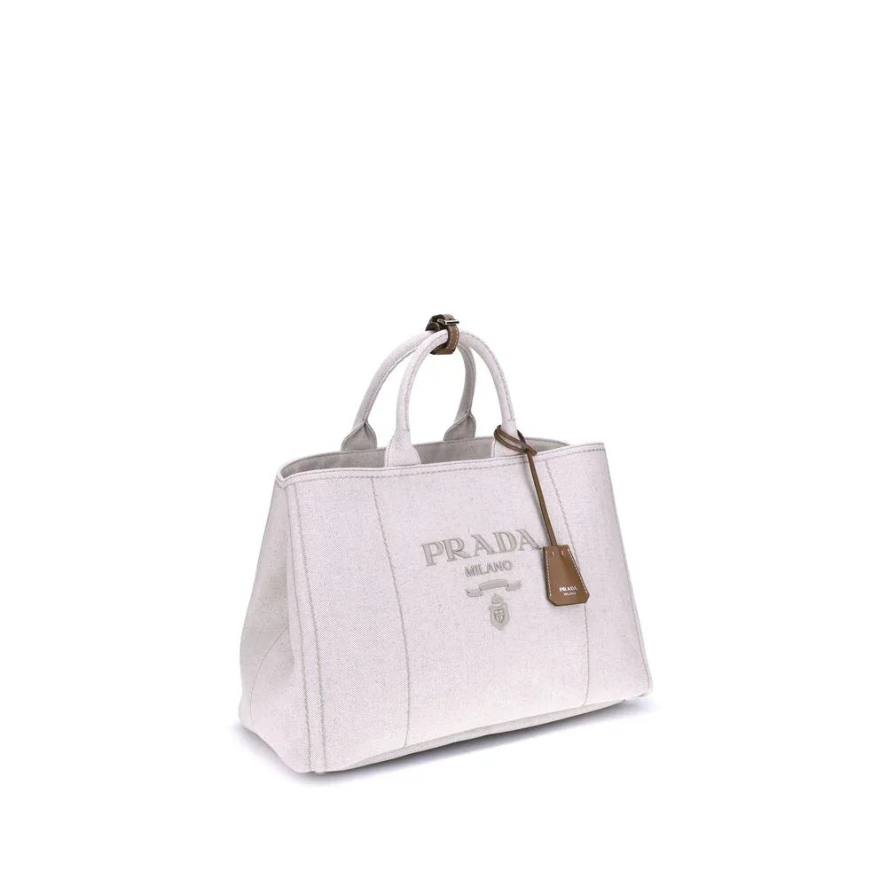 Prada Extra Large Jardinière handtas in linnenmix - MARANOS
