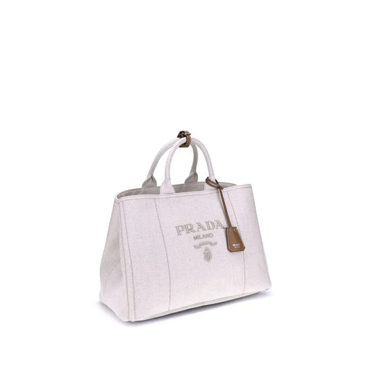 Prada Extra Large Jardinière handtas in linnenmix - MARANOS