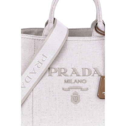 Prada Extra Large Jardinière handtas in linnenmix - MARANOS