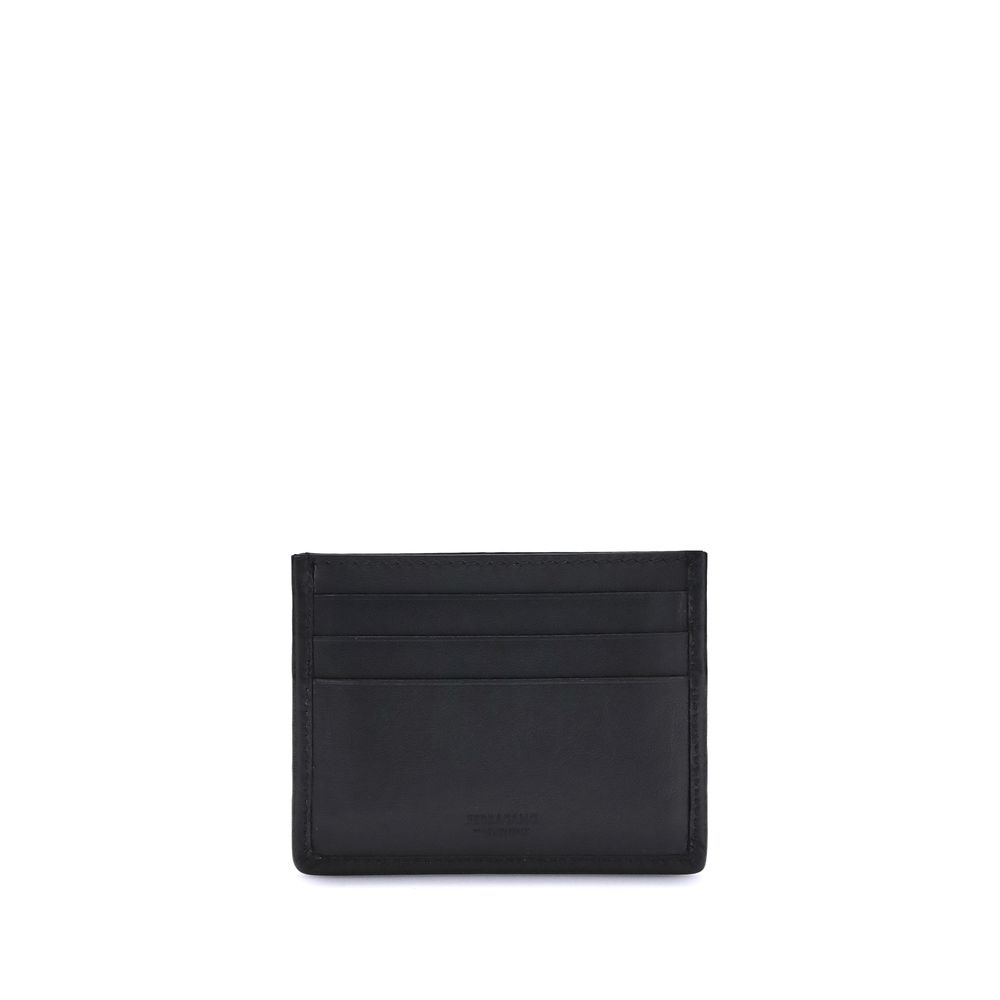 Ferragamo Woven Gancini Card Holder Ferragamo