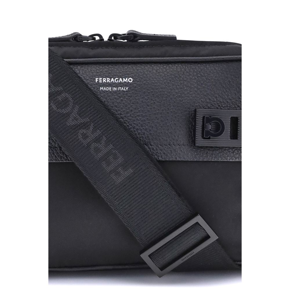 Ferragamo Gancini Buckle Schoudertas Ferragamo