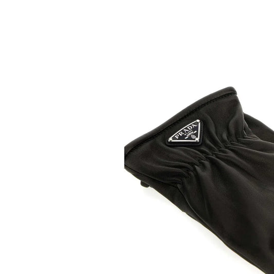 Prada leren handschoenen met kasjmieren voering voor heren - MARANOS