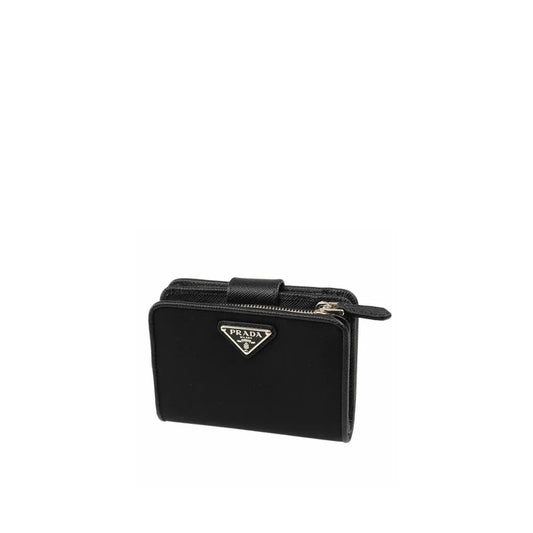 Prada French wallet in nylon en leer - MARANOS