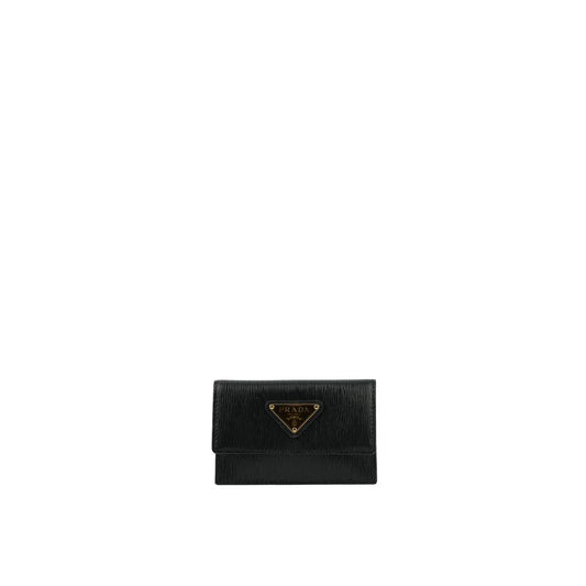 Prada leren kaarthouder met flap - MARANOS