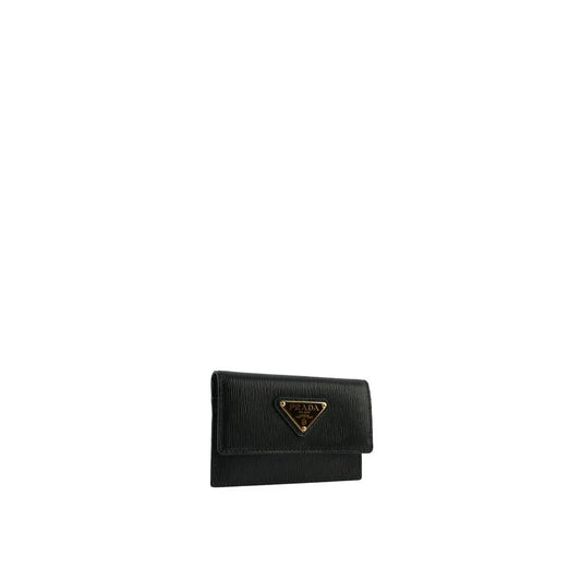 Prada leren kaarthouder met flap - MARANOS