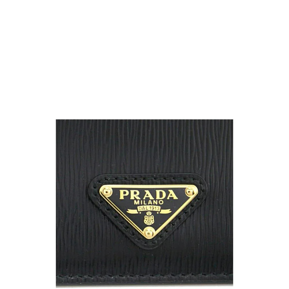 Prada leren kaarthouder met logo - MARANOS